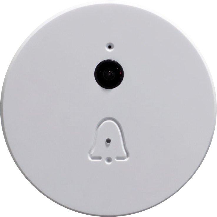 CIRCLE small Corian DESIGNER WHITE Videotürsprechstelle DM 140 mm