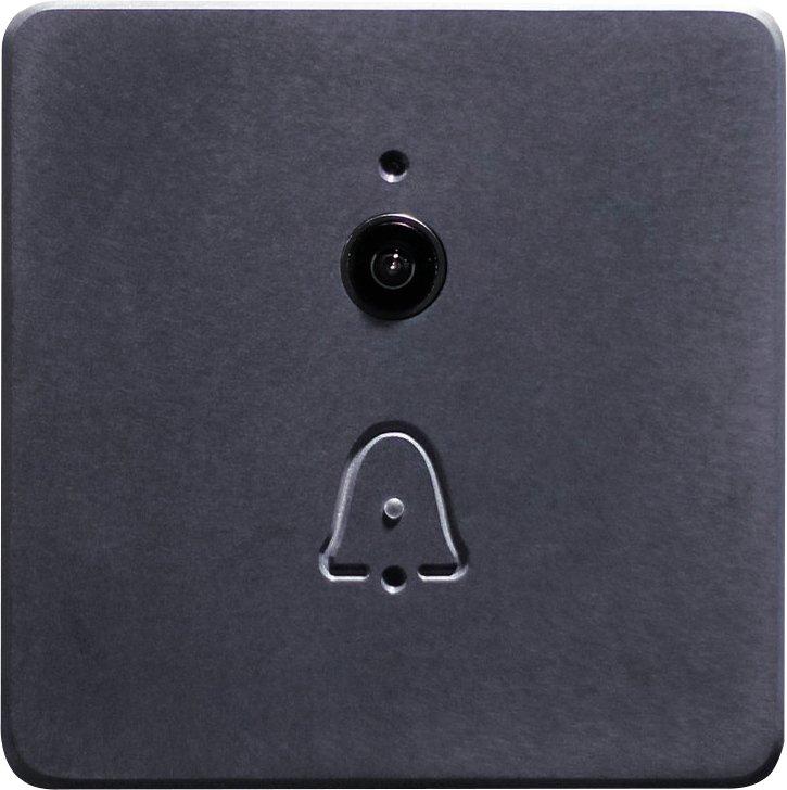 SQUARE small Corian DEEP NOCTURNE Videotürsprechstelle 140x140mm