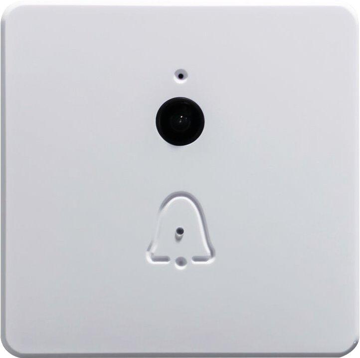 SQUAREsmall Corian DESIGNER WHITE Videotürsprechstelle 140x140mm