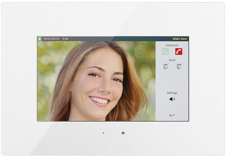 KNX HC3 Touchpanel 7 Glas weiß
