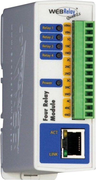Netzwerkrelais PoE 4 fach ELC-X-WR-4R3-E