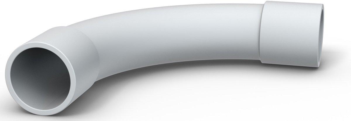 Steckbogen 90° grau Ø 16mm