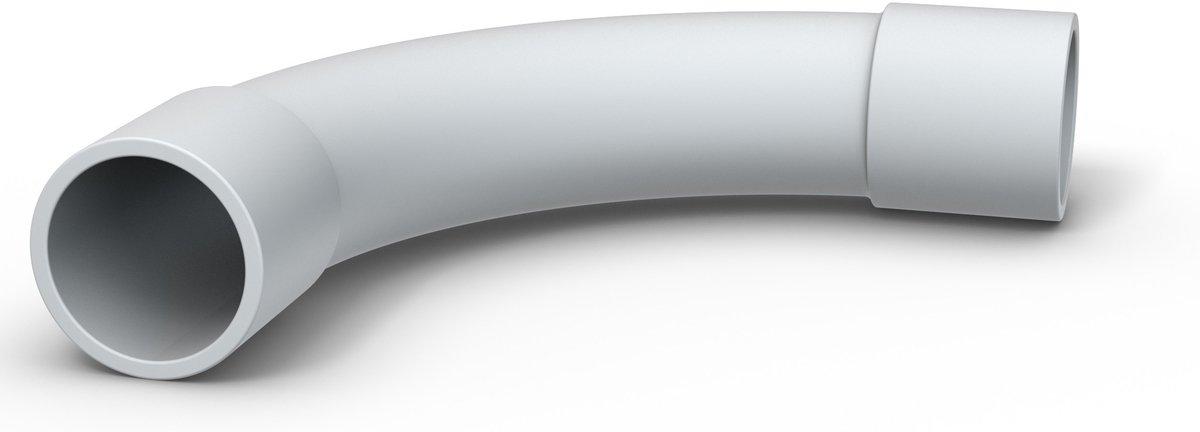 Steckbogen 90° grau Ø 40mm