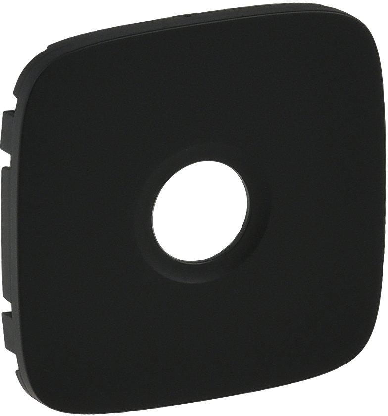 TV-Abdeckung für das Schalterprogramm Valena Allure Schwarz