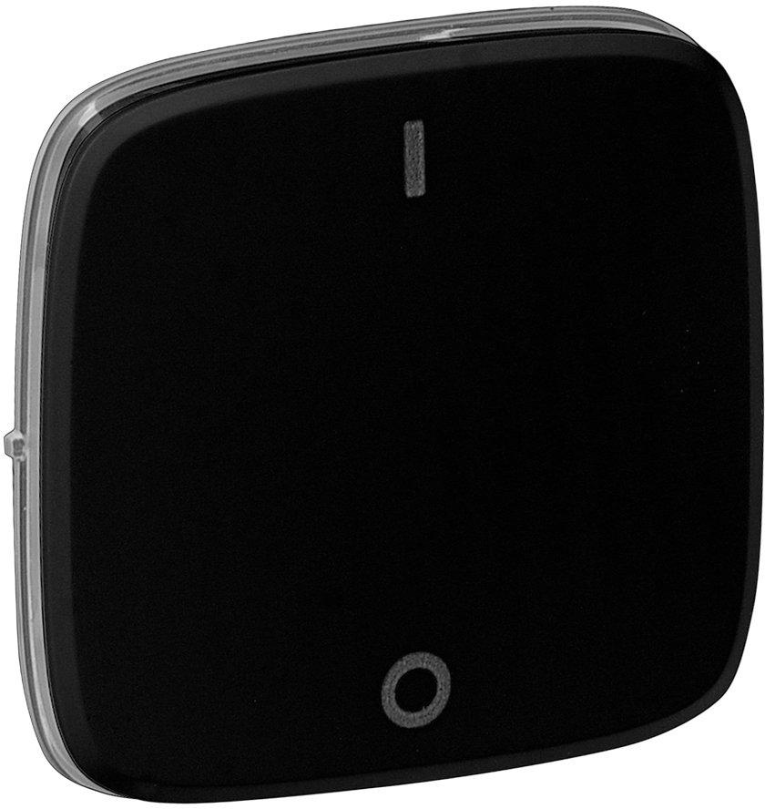 Valena Allure Wippe aus Thermoplast für Ausschalter 2-polig Schwarz