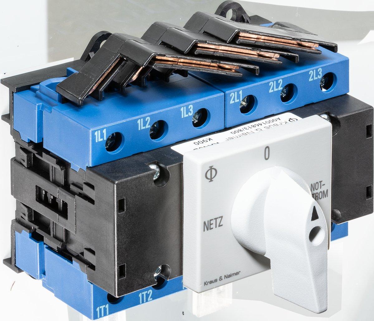 NETZ-0-NOTSTROM Umschalter 4-polig 63A 22kW
