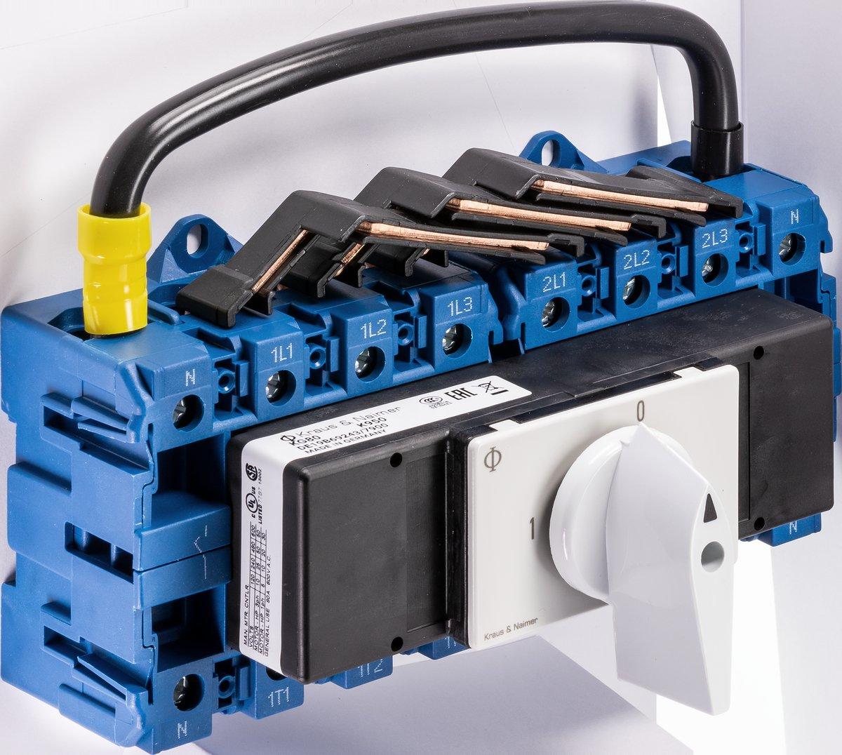 NETZ-0-NOTSTROM Umschalter 4-polig Schnappbef.