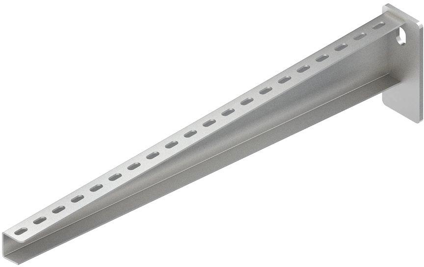 Hängestiel- und Wandausleger, standard 90x510 mm 2,5 kN Stahl