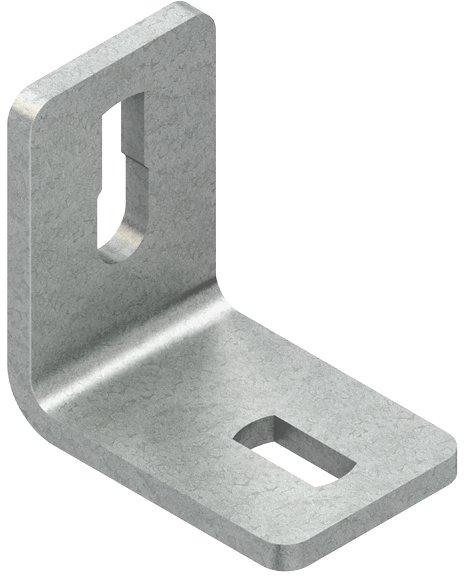 Wandanschlusswinkel gleichschenklig Boden-, Decken-, Wandmontage M8 Stahl