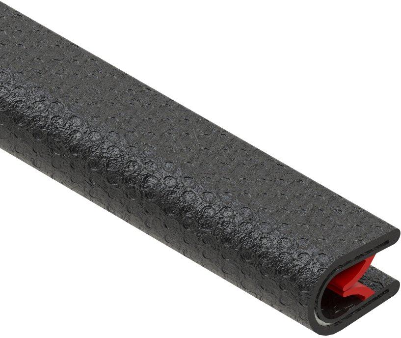 Kantenschutzband m. Stahlklemmband10x14,5 mm Klemmbereich 0,75-4 mm Kunststoff