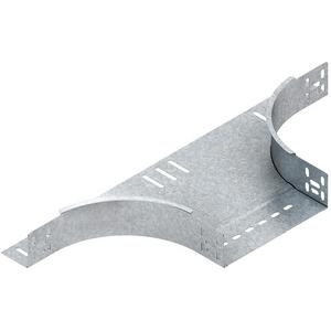 Anbau T-Stück für KR 60x302 mm mit ungelochten Seitenholmen Stahl feuerverzinkt