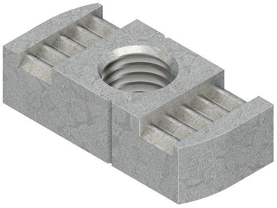 Gleitmutter Gewinde M6 für Schlitzweiten 18 mm, 22 mm, 26 mm Stahl feuerverzinkt