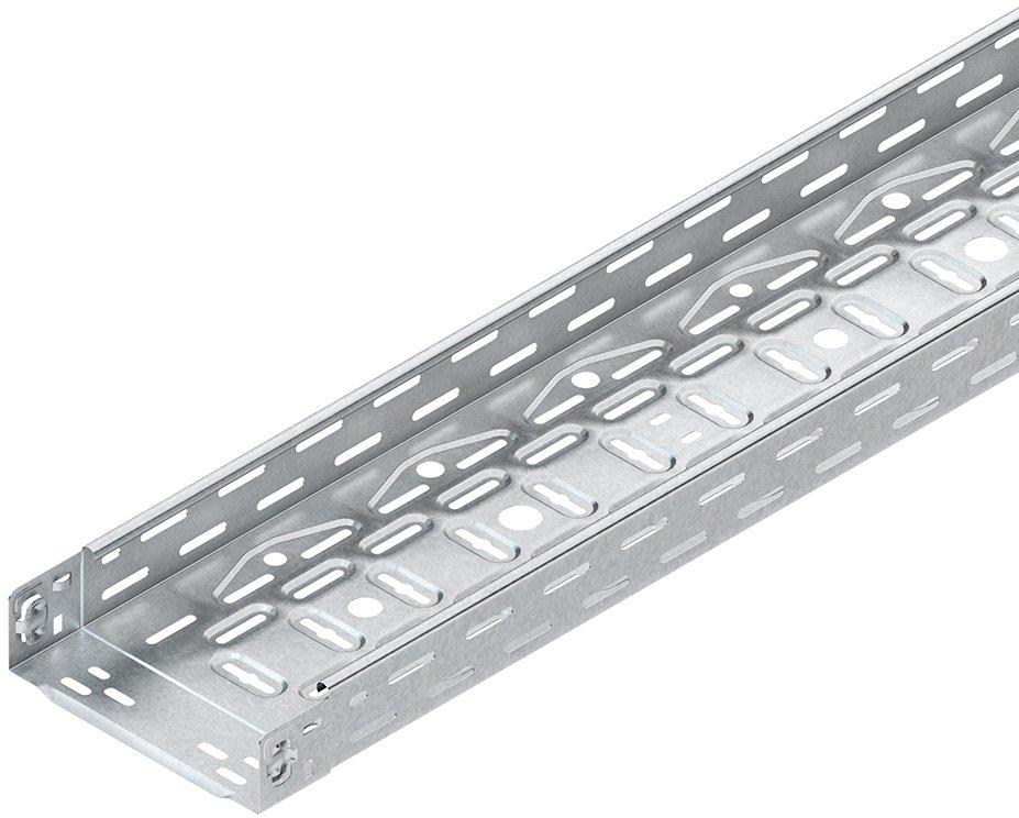 Kabelrinne gelocht mit angeprägtem Verbinder 60x200x3000 mm CITO Stahl