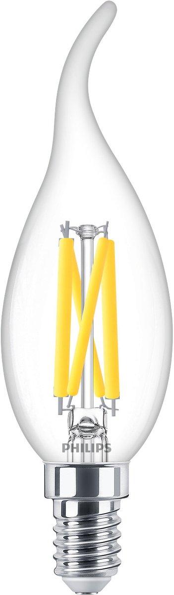 LED Kerze MASTER LEDcandle BA35 3.4W(=40W) 2200-2700K 470lm E14 dim klar