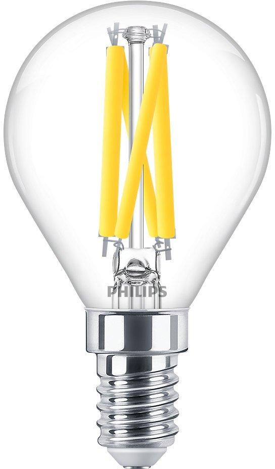 LED Tropfenlampe MASTER LEDluster P45 3.4W(=40W) 2200-2700K 470lm E14 dim klar