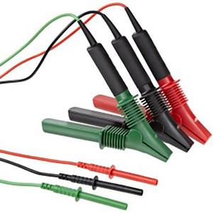 Fluke 10-kV-Messklemmen mit integrierten robusten Messleitungen