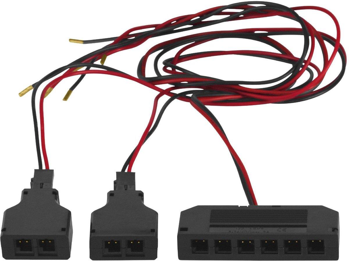 6fach Verteiler AMALFARA mit 500mm Kabel