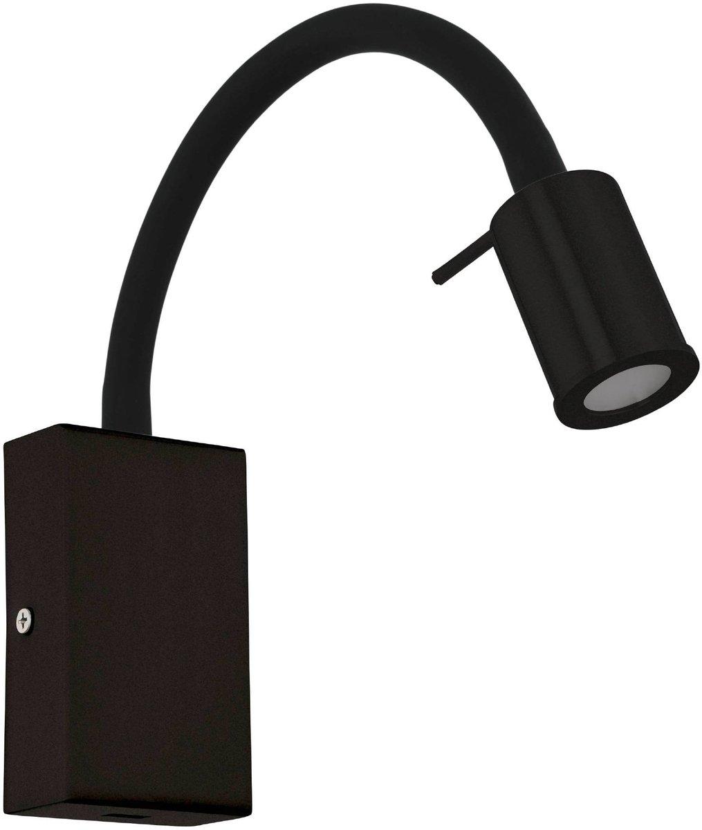 Wandleuchte TAZZOLI schwarz matt USB 3,5W LED