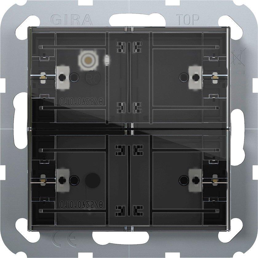 Tastsensor 4 Standard 2-fach für KNX System 55