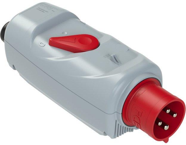 CEE-Motorschutzstecker (PKZM0) 32A 4p 6h (4.0-6.3A) IP44