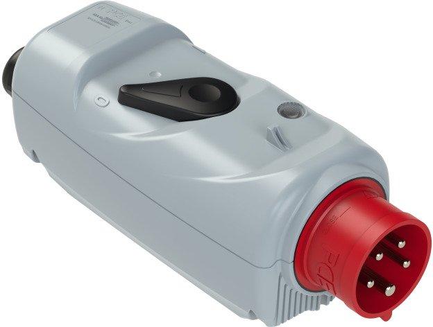 CEE-Phasenwenderstecker mit Schalter (EIN-AUS) +BA 16A 5p 6h IP44