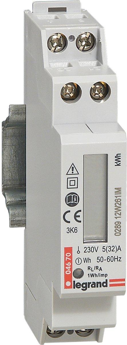 Energiezähler EMDX³, 32 A, 1-phasig, Direktanschluss, Impulsausgang, 1TE