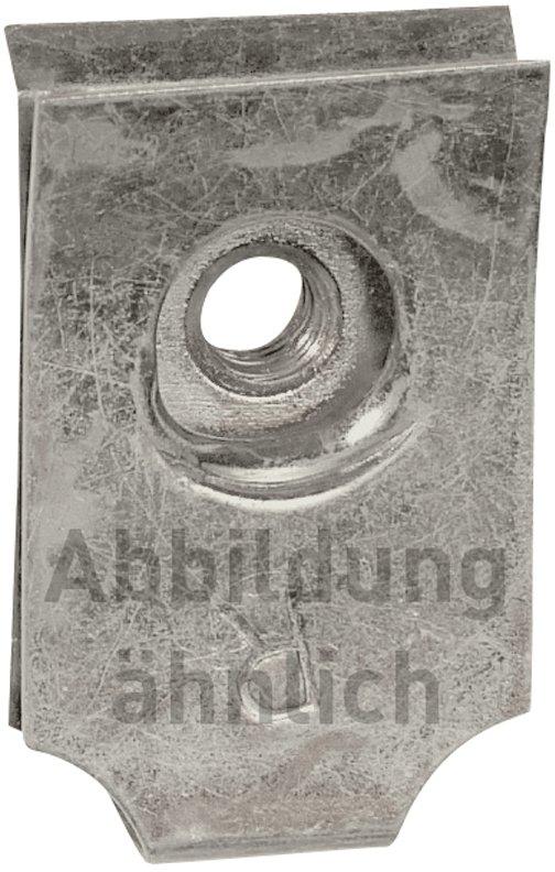 Altis Käfigmutter M6 für Montage auf Vierkantlöchern 8,3 x 8,3 mm