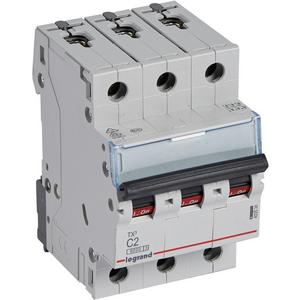 LS-Schalter TX3 C-Charakteristik 2A 3P 6kA 400VAC 3TE