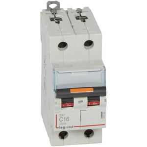LS-Schalter DX3 C-Charakteristik 16A 2P 25kA 400VAC 2TE