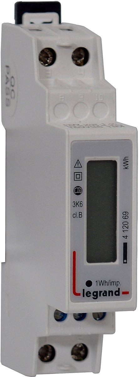 Energiezähler EMDX³, MID, 45 A, 1-phasig, Direktanschluss, Impulsausgang, 1TE