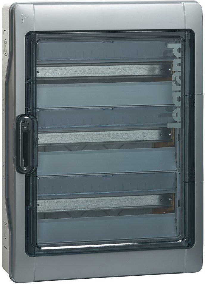 Feuchtraumverteiler Plexo³, PV, Aufputz, IP65-IK09, 3-reihig, 54 Module