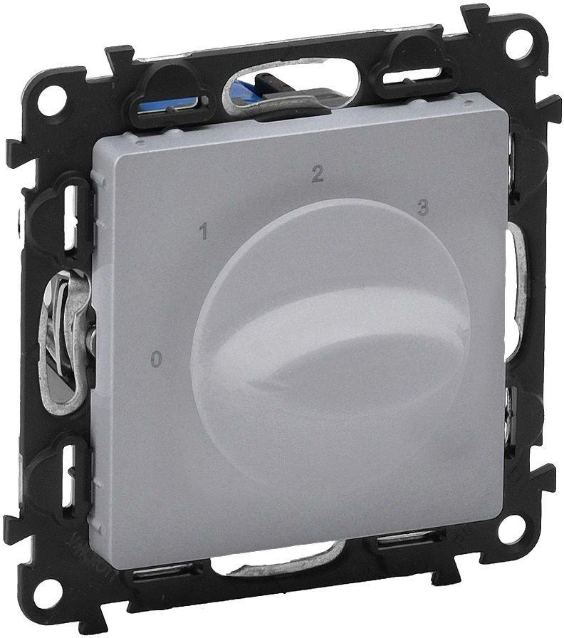 Valena Life Drehschalter 0-1-2-3 Farbe: Aluminium