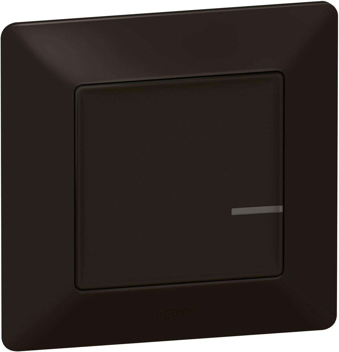 Valena Life with Netatmo Schalter/Dimmer, Farbe: Schwarz