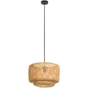 Hängeleuchte HETTONLE E27 1x40W schwarz natur