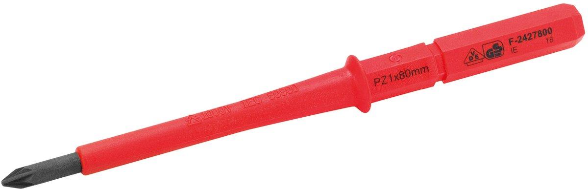 Wechselklingen für VDE-Drehmomentschraubendreher, PZ 1x100mm