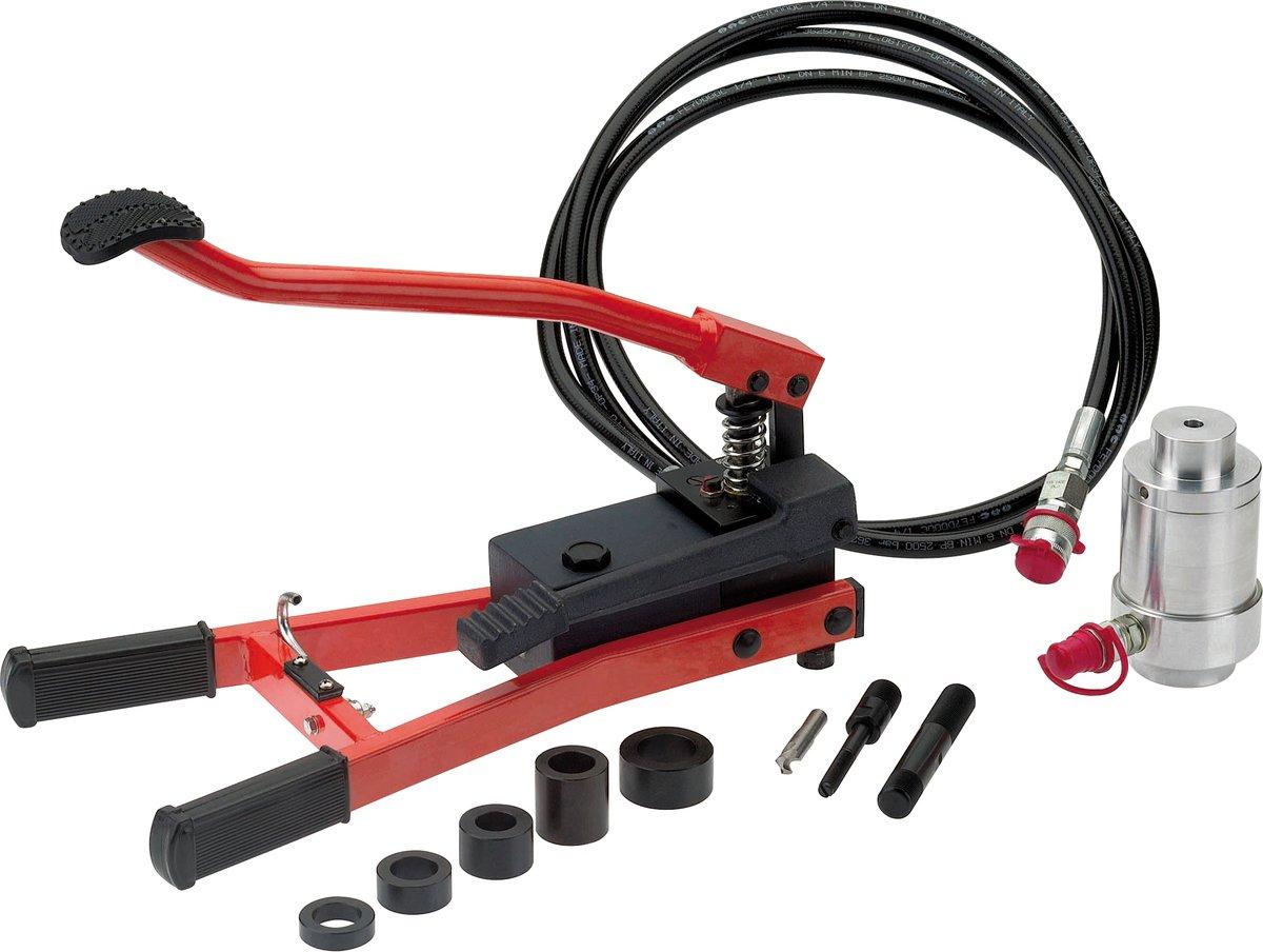 Hydraulische Stanze mit Fußpumpe