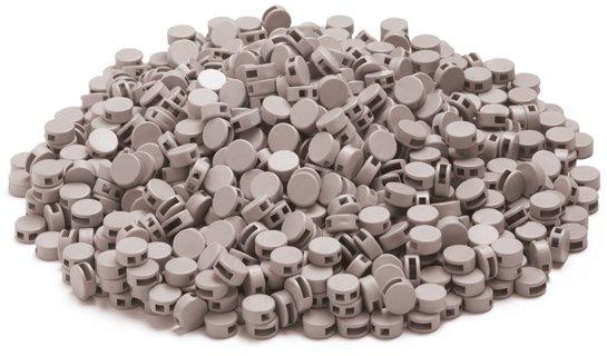 Kunststoffplombe Durchmesser 12 mm grau