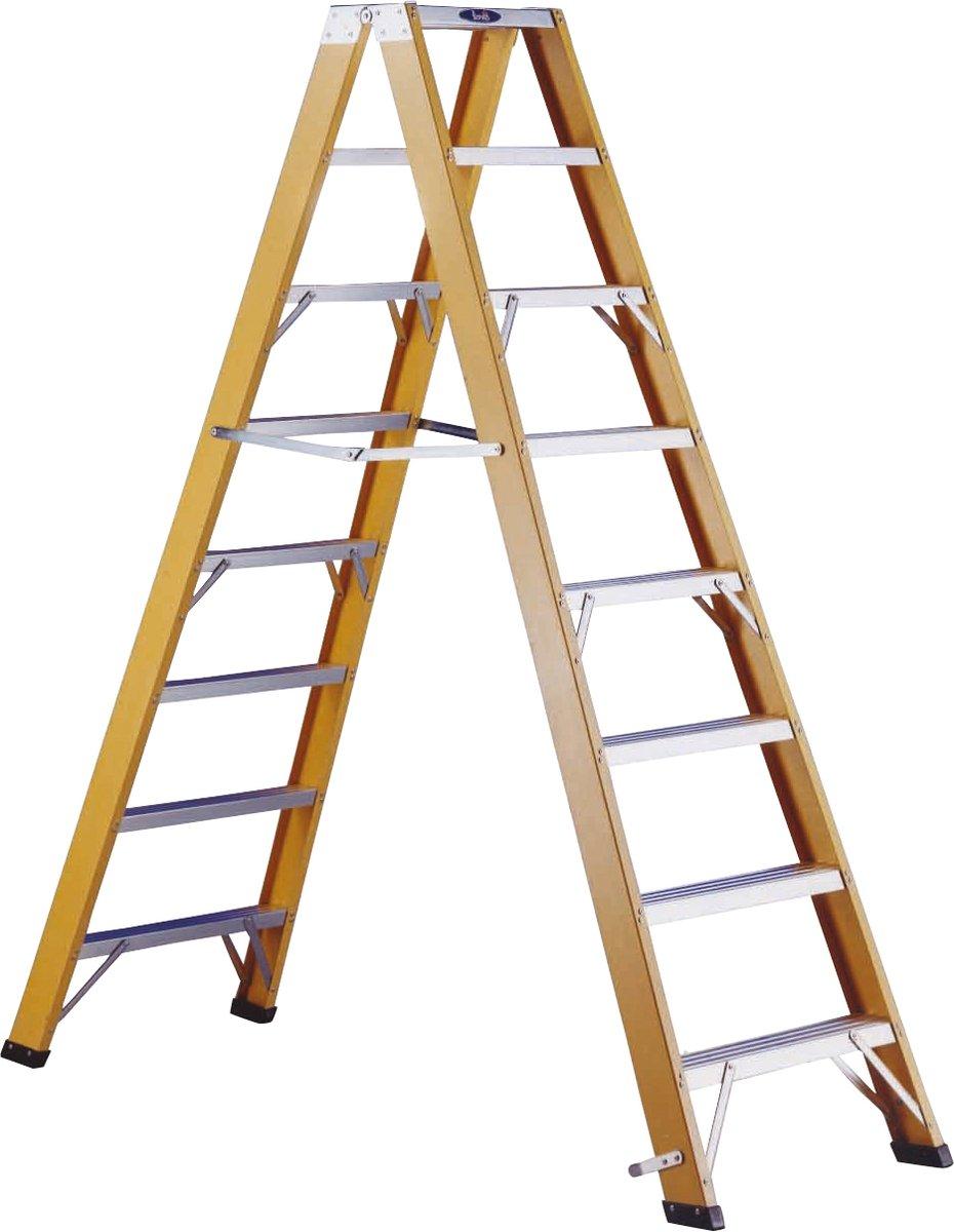 Stufen-Stehleiter mit 2x6 Stufen