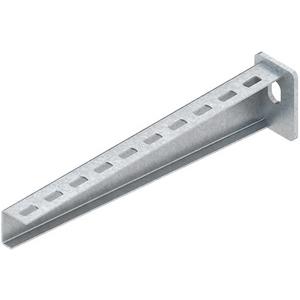 Hängestiel- und Wandausleger 55x210 mm 2,5 kN, Edelstahl AISI 304 gebeizt
