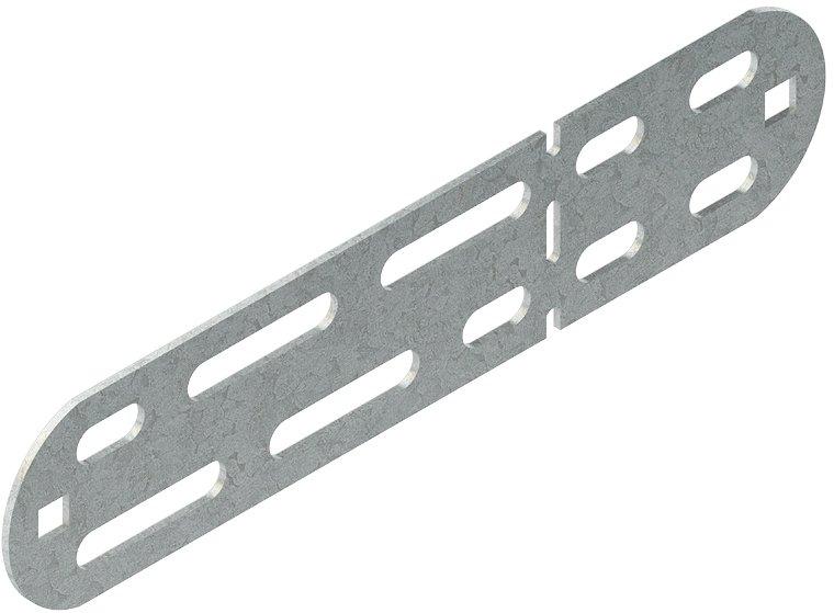 Universalverbinder asymmetrisch Stahl bandverzinkt DIN EN 10346 inkl. Zubehör