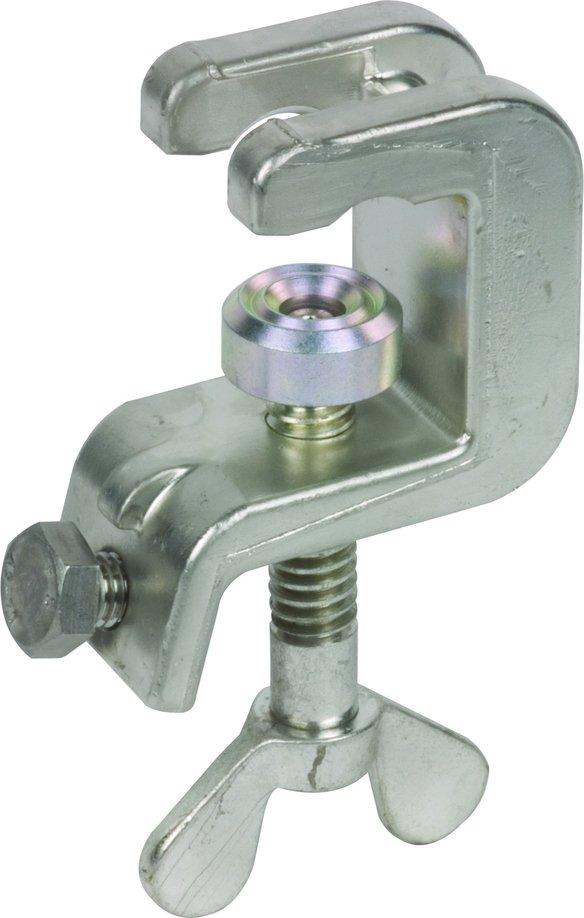 Universalerdungsklemme D 25/30mm T 18mm Rd/Fl 30mm m. Flügelschraube