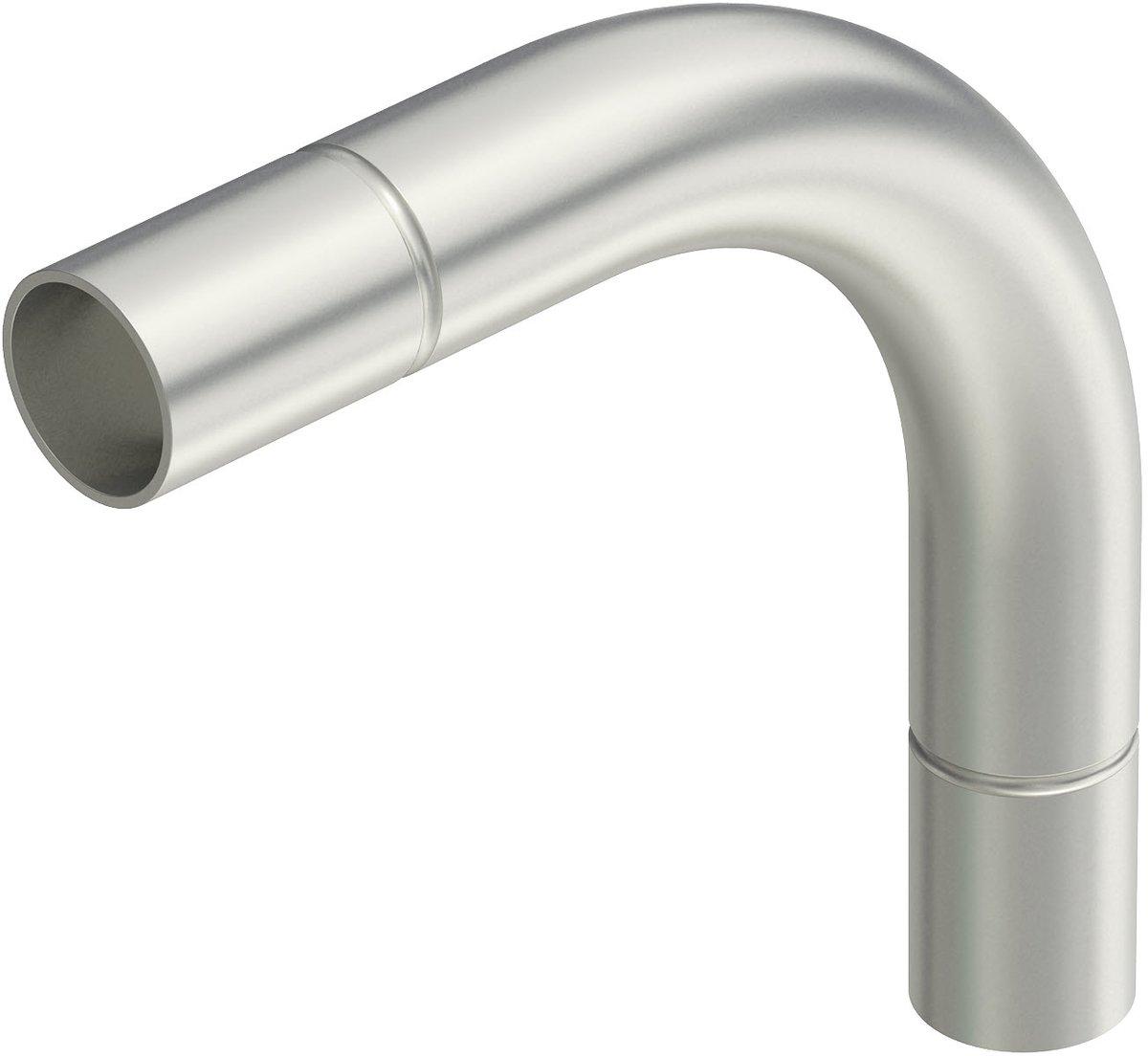 Edelstahlrohrbogen ohne Gewinde ø50mm V4A A4