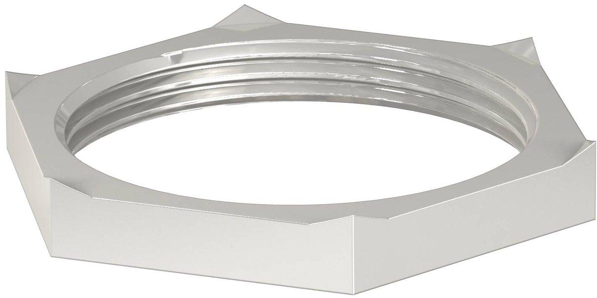 Gegenmutter mit Schneidzähnen M25x1,5 CuZn N