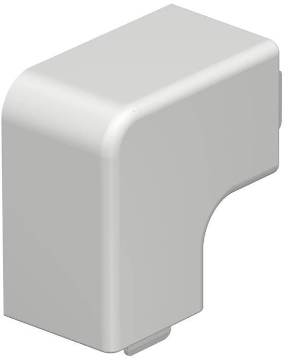 Flachwinkelhaube 25x25mm PVC steingrau 7030