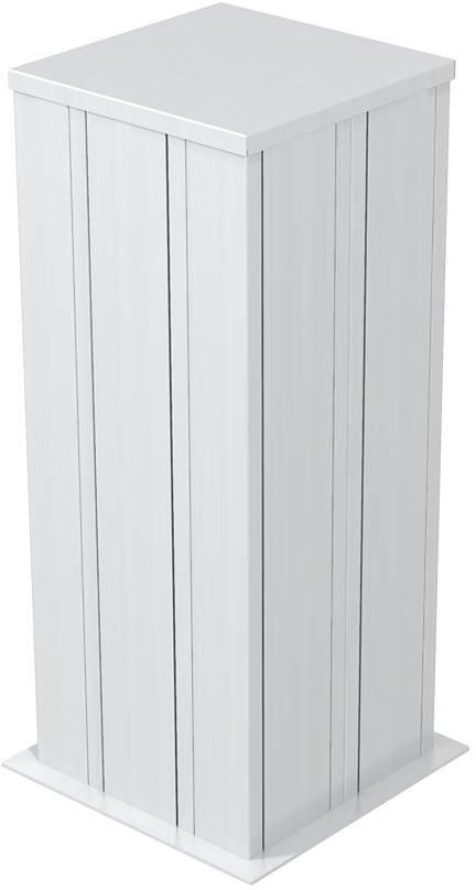 Installationssäulencenter 220x250x564 Alu eloxiert