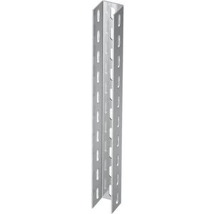 U-Stiel 3-seitig gelocht 50x50x300 V4A A4
