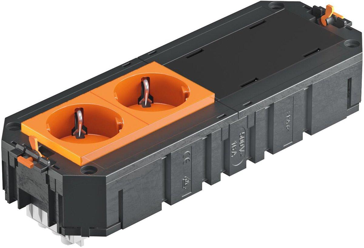 Universalträger Connect mit Wieland Stecksystem VDE 208x76x45
