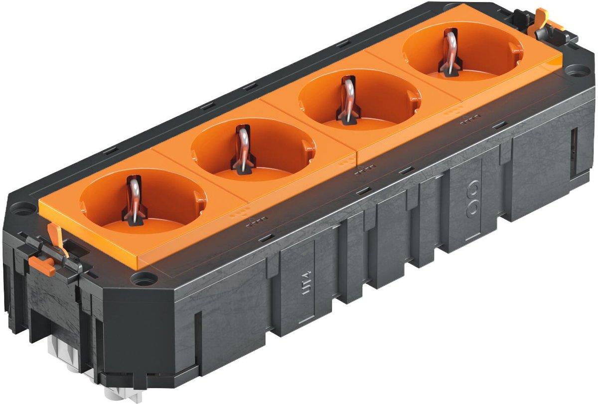 Universalträger Connect mit Wieland Stecksystem VDE 208x76x45