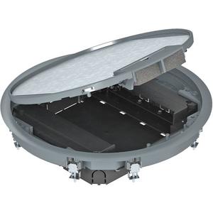 Geräteeinsatz für Kanalmontage 325x325x61 PA eisengrau 7011