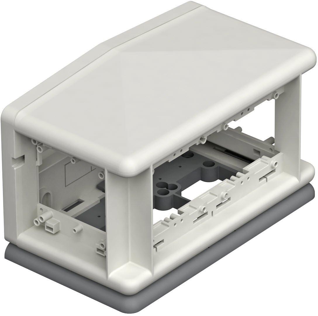 Telitank 225x125x125 PA lichtgrau 7035